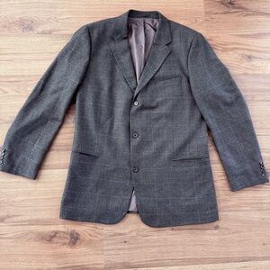 Hugo Boss Einstein 48L Blazer Loro Piana Wool Cashmere Gray Sport Coat